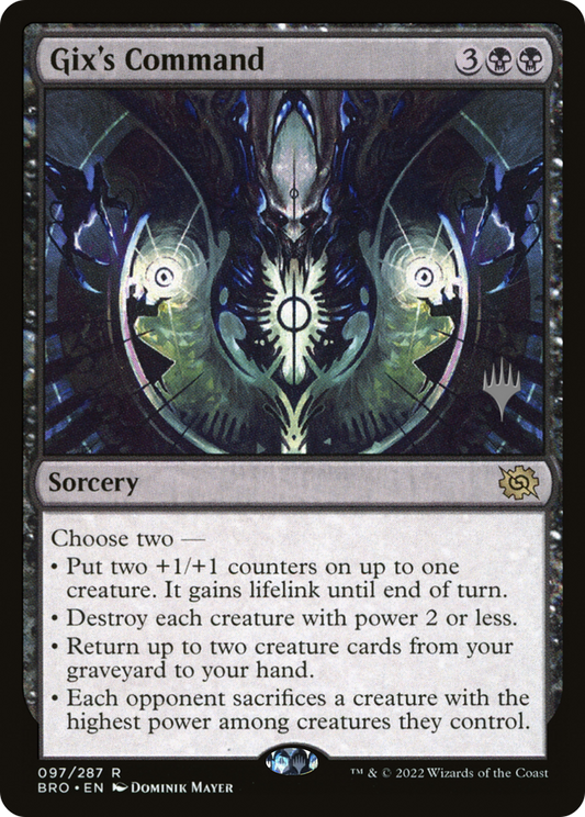 Gix's Command (PPBRO-097) - The Brothers' War Promos Foil