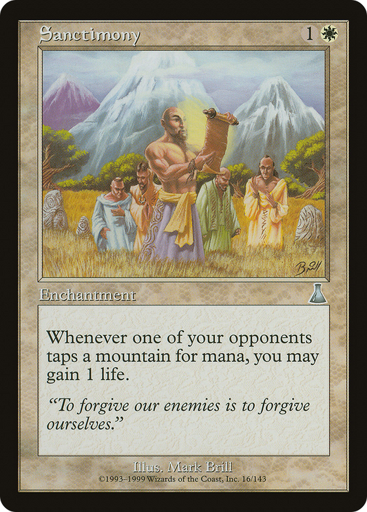 Sanctimony (UDS-016) - Urza's Destiny Foil