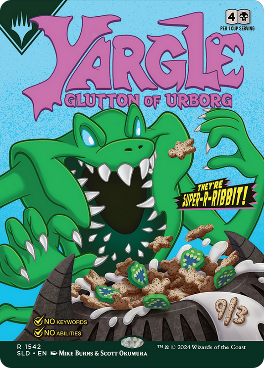 Yargle, Glutton of Urborg // Yargle, Glutton of Urborg (SLD-1542) - Secret Lair Drop (Borderless)