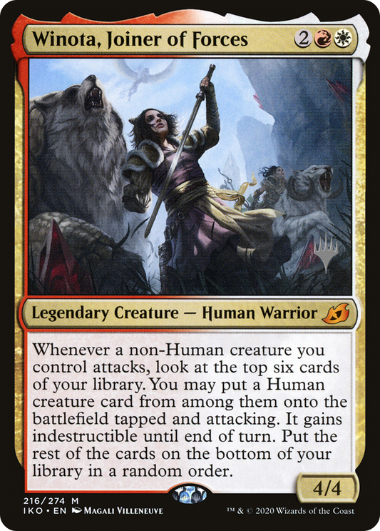 Winota, Joiner of Forces (PPIKO-216) - Ikoria: Lair of Behemoths Promos