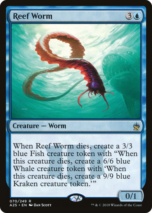 Reef Worm (A25-070) - Masters 25 Foil