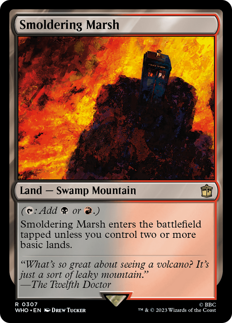 Smoldering Marsh (WHO-307) - Doctor Who Foil