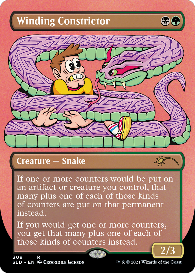 Winding Constrictor (SLD-309) - Secret Lair Drop (Borderless)