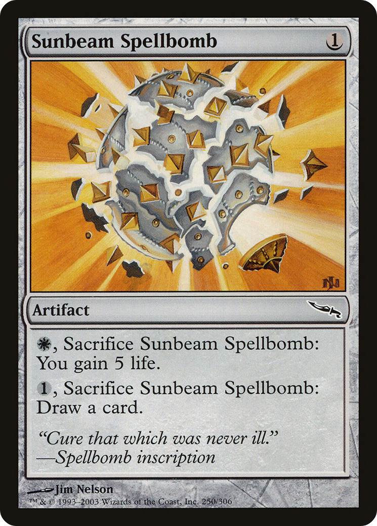 Sunbeam Spellbomb (MRD-250) - Mirrodin Foil