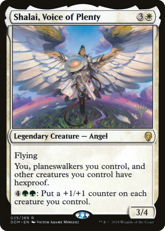 Shalai, Voice of Plenty (PPM20-035) - Dominaria Promos
