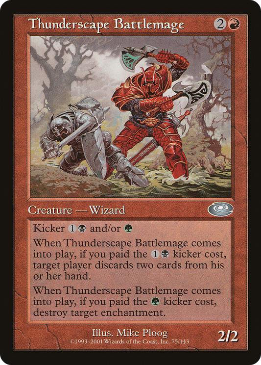 Thunderscape Battlemage (PLS-075) - Planeshift Foil