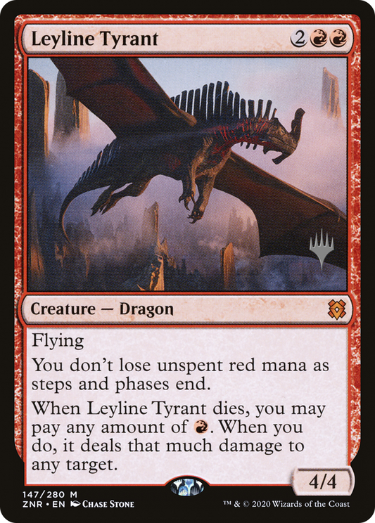 Leyline Tyrant (PPZNR-147P) - Zendikar Rising Promos