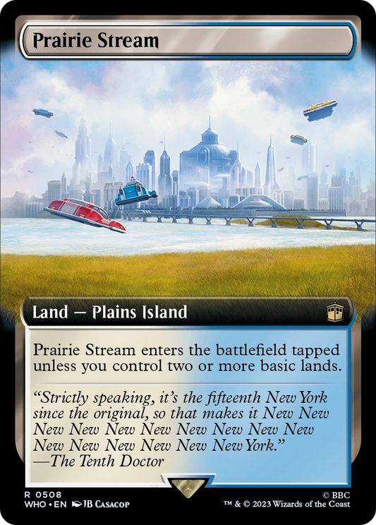 Prairie Stream (WHO-508) - Doctor Who: (Extended Art)