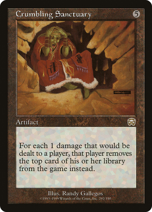 Crumbling Sanctuary (MMQ-292) - Mercadian Masques Foil