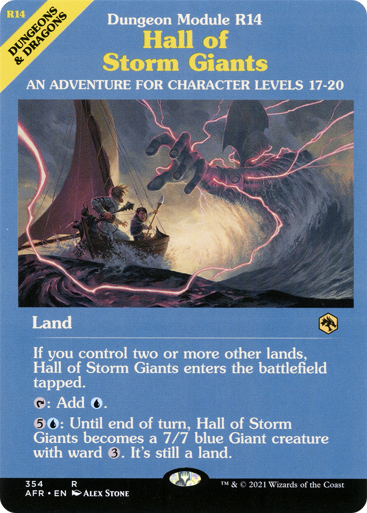 Hall of Storm Giants (AFR-354) - Adventures in the Forgotten Realms: (Showcase) Foil