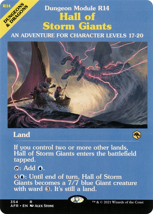 Hall of Storm Giants (AFR-354) - Adventures in the Forgotten Realms: (Showcase) Foil