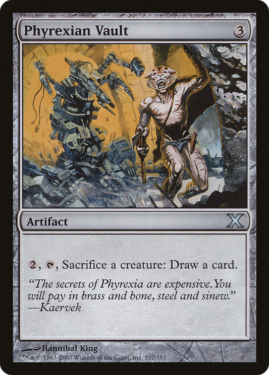Phyrexian Vault (10E-337) - Tenth Edition Foil