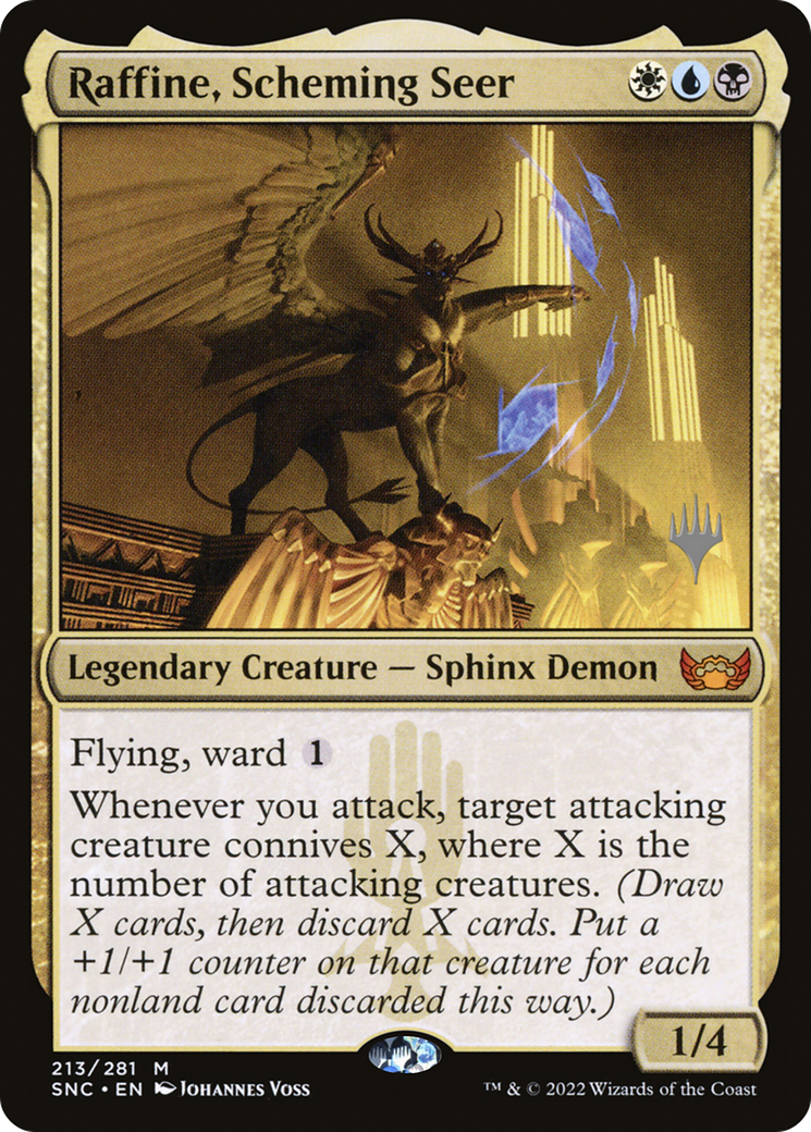 Raffine, Scheming Seer (PPSNC-213) - Streets of New Capenna Promos