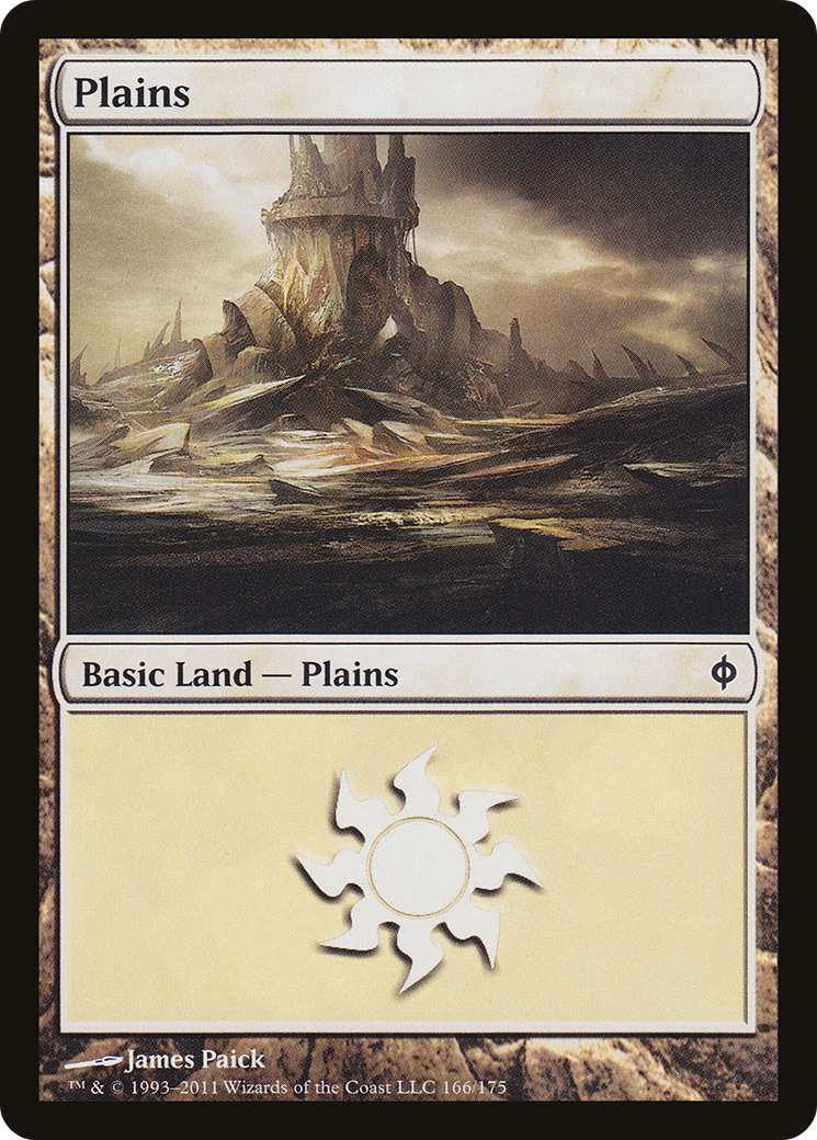 Plains (NPH-166) - New Phyrexia Foil