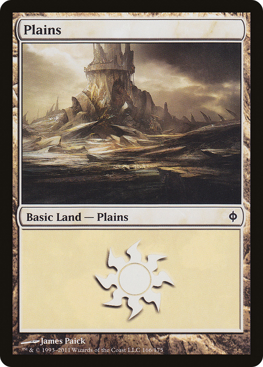 Plains (NPH-166) - New Phyrexia Foil
