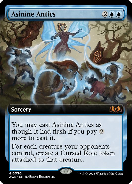 Asinine Antics (WOE-330) - Wilds of Eldraine: (Extended Art)