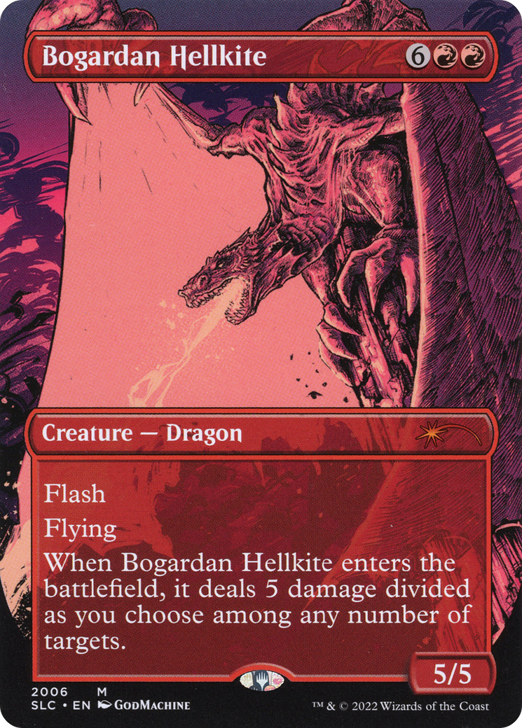 Bogardan Hellkite (SLC-2006) - Secret Lair 30th Anniversary Countdown Kit (Borderless) Foil