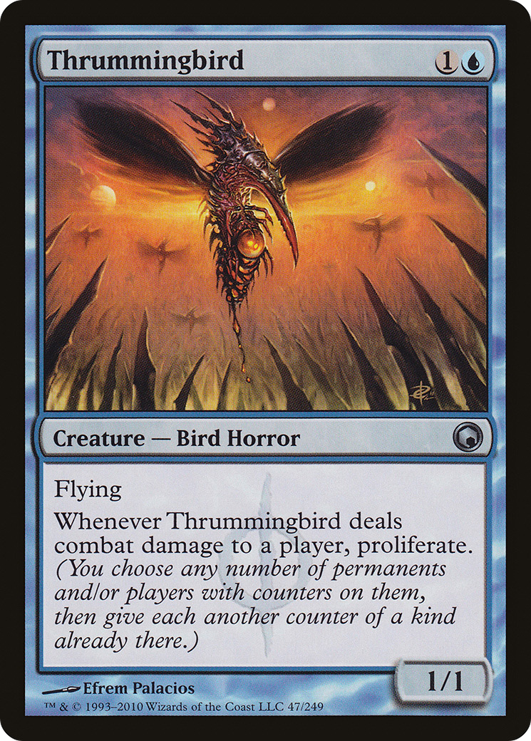Thrummingbird (SOM-047) - Scars of Mirrodin Foil