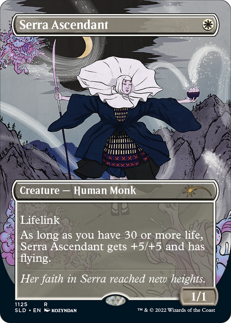 Serra Ascendant (SLD-1125) - Secret Lair Drop (Borderless) Foil