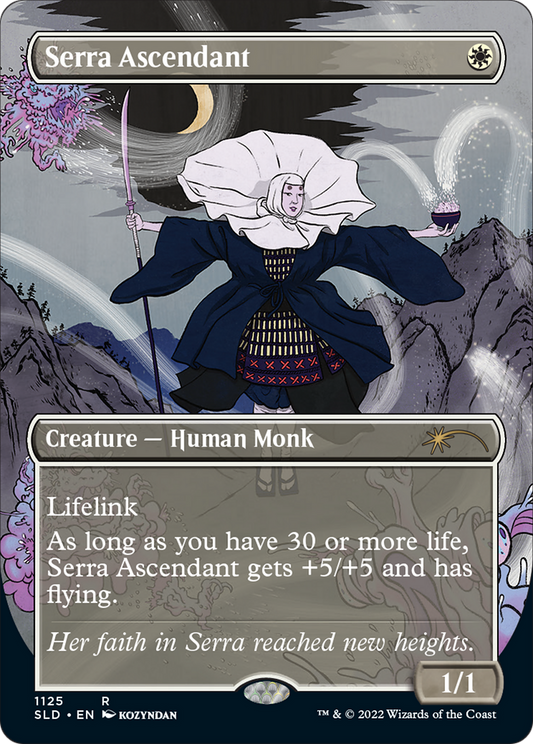 Serra Ascendant (SLD-1125) - Secret Lair Drop (Borderless) Foil
