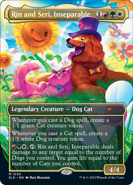 Rin and Seri, Inseparable (SLD-1230) - Secret Lair Drop (Borderless)