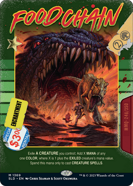 Food Chain (SLD-1369) - Secret Lair Drop: (Full Art) (Borderless) Foil