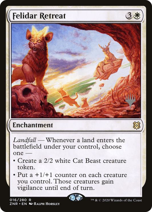 Felidar Retreat (PPZNR-16P) - Zendikar Rising Promos Foil