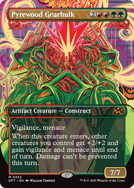 Pyrewood Gearhulk (DFT-352) - Aetherdrift (Borderless) Foil