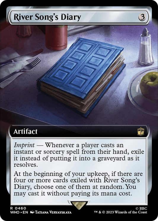 River Song's Diary (WHO-460) - Doctor Who: (Extended Art) Foil