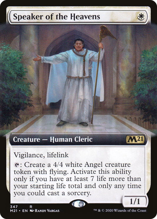 Speaker of the Heavens (M21-347) - Core Set 2021: (Extended Art)