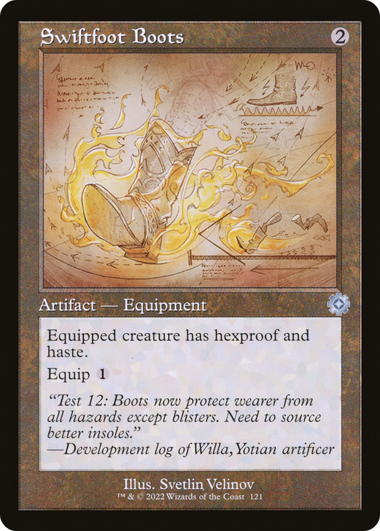 Swiftfoot Boots (BRR-121) - The Brothers' War Retro Artifacts Foil