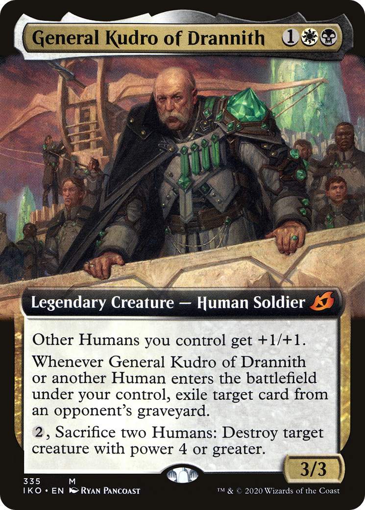 General Kudro of Drannith (IKO-335) - Ikoria: Lair of Behemoths: (Extended Art) Foil