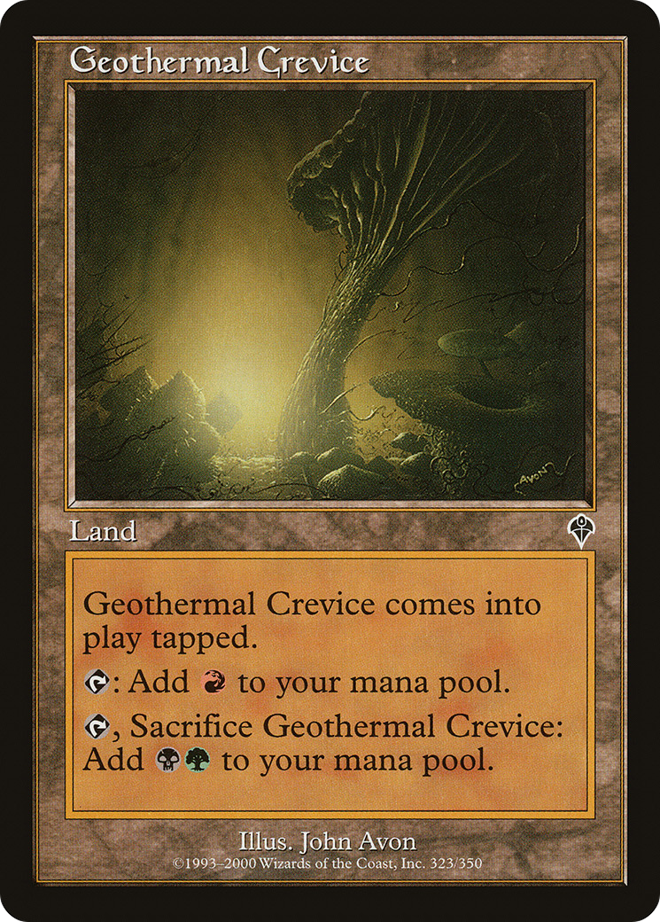 Geothermal Crevice (INV-323) - Invasion Foil