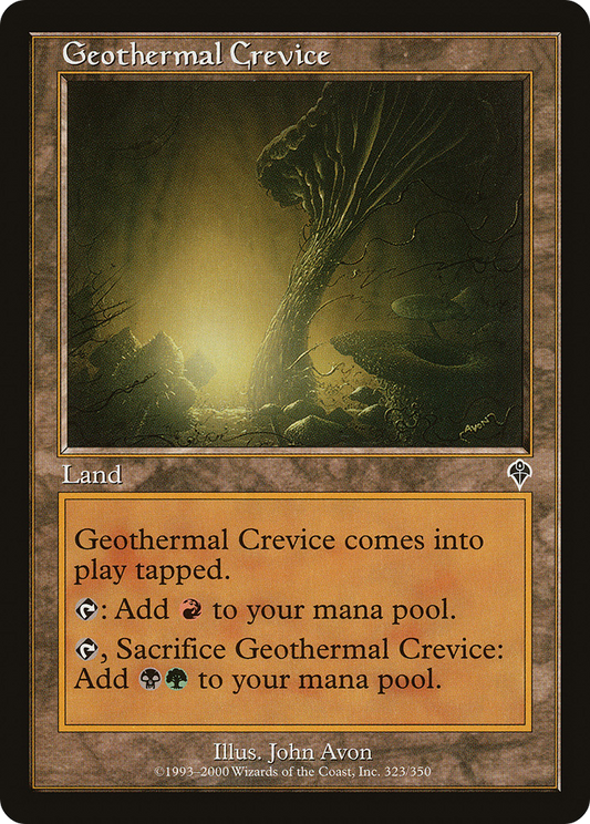 Geothermal Crevice (INV-323) - Invasion Foil