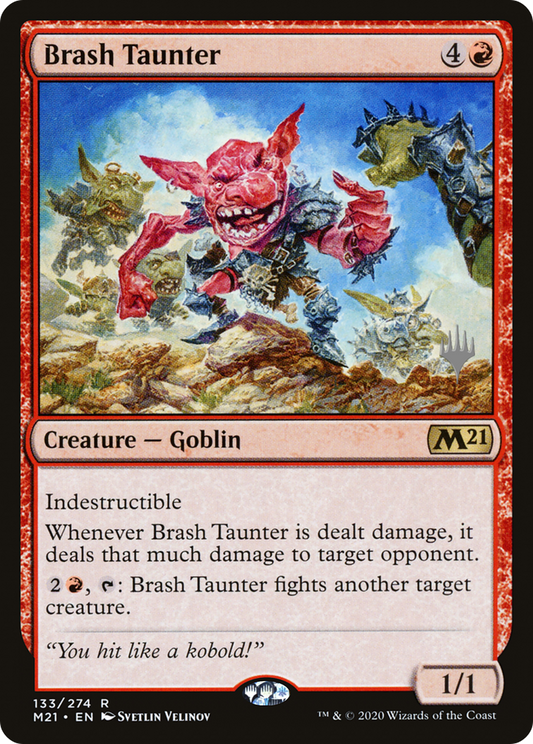 Brash Taunter (PPM21-133P) - Core Set 2021 Promos Foil