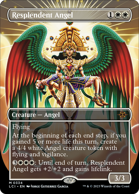 Resplendent Angel (LCI-334) - The Lost Caverns of Ixalan (Borderless)