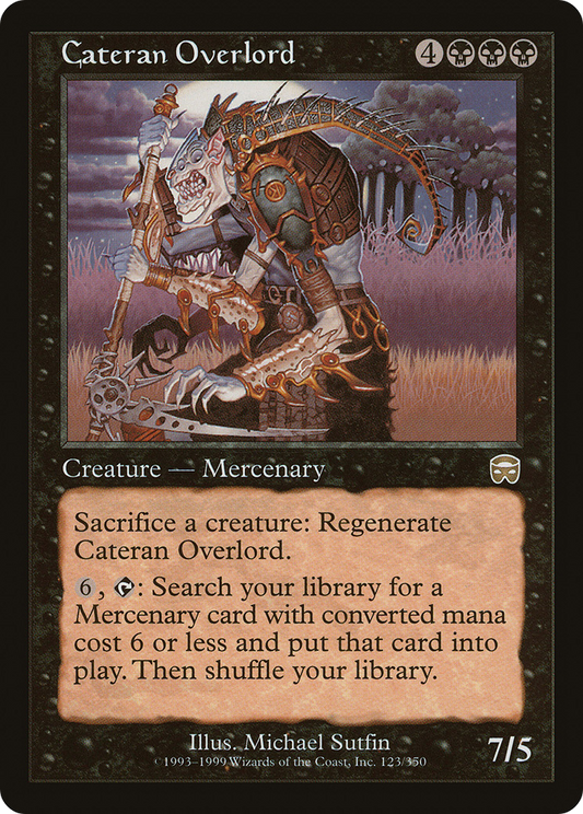 Cateran Overlord (MMQ-123) - Mercadian Masques Foil