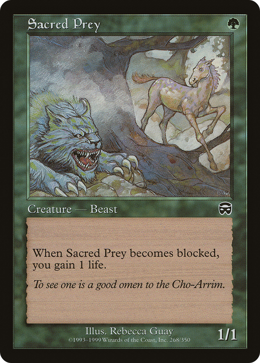 Sacred Prey (MMQ-268) - Mercadian Masques Foil