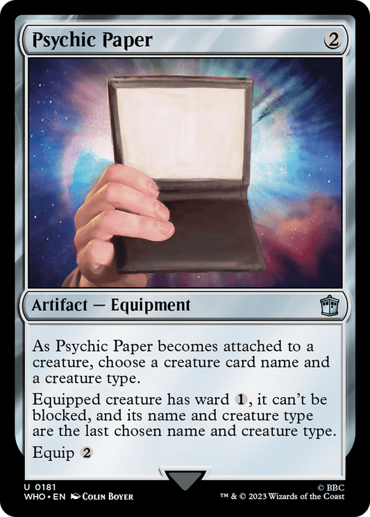 Psychic Paper (WHO-181) - Doctor Who Foil