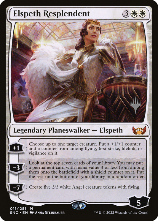 Elspeth Resplendent (PPSNC-011) - Streets of New Capenna Promos Foil