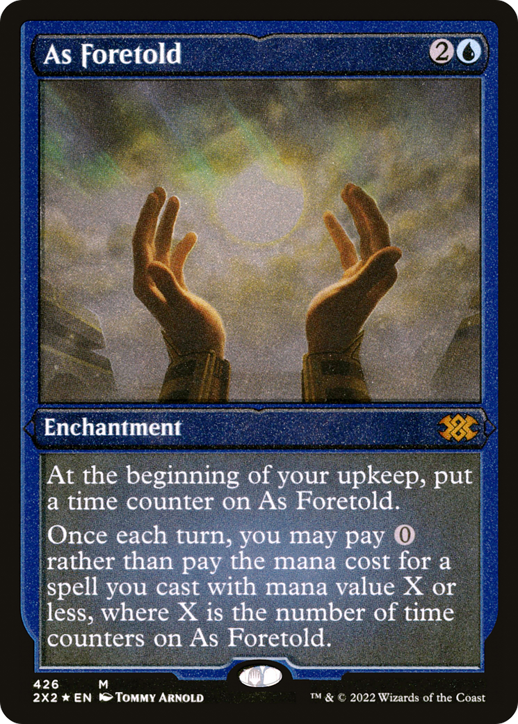 As Foretold (2X2-426) - Double Masters 2022 Foil