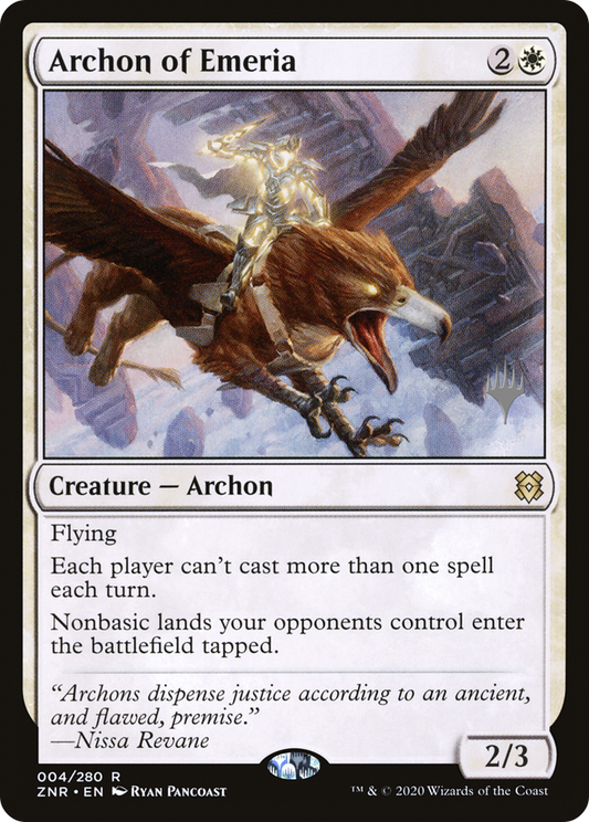 Archon of Emeria (PPZNR-04P) - Zendikar Rising Promos Foil
