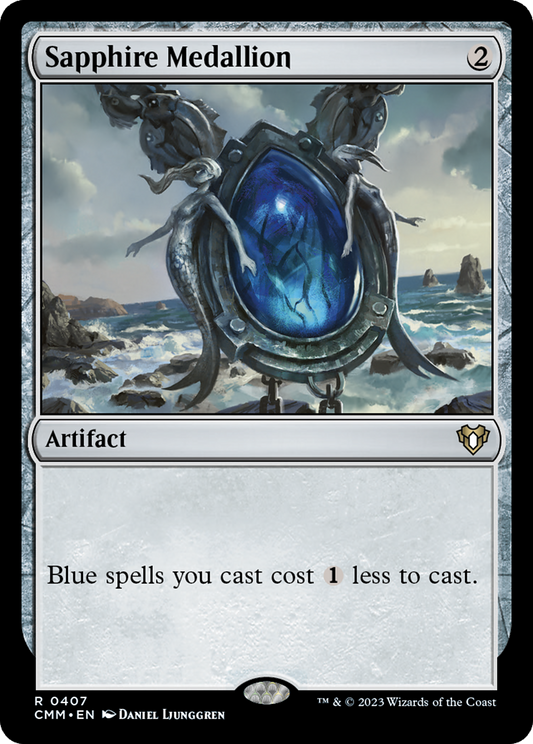 Sapphire Medallion (CMM-407) - Commander Masters Foil