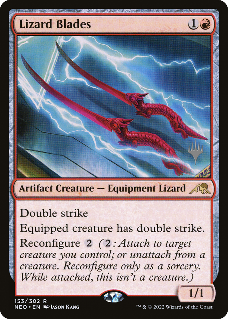 Lizard Blades (PPNEO-153) - Kamigawa: Neon Dynasty Promos