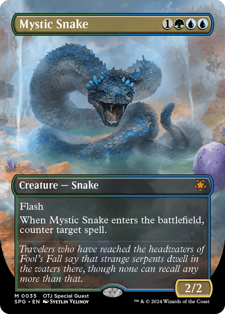 Mystic Snake (SPG-035) - Special Guests (Borderless) Foil