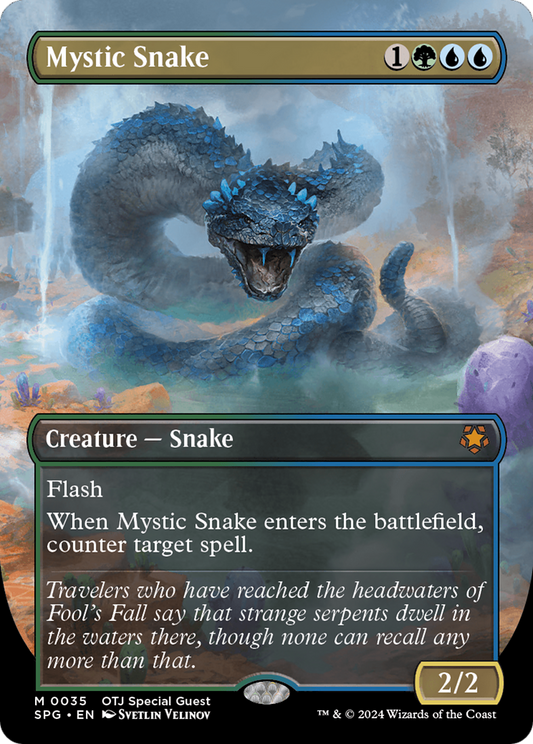 Mystic Snake (SPG-035) - Special Guests (Borderless) Foil