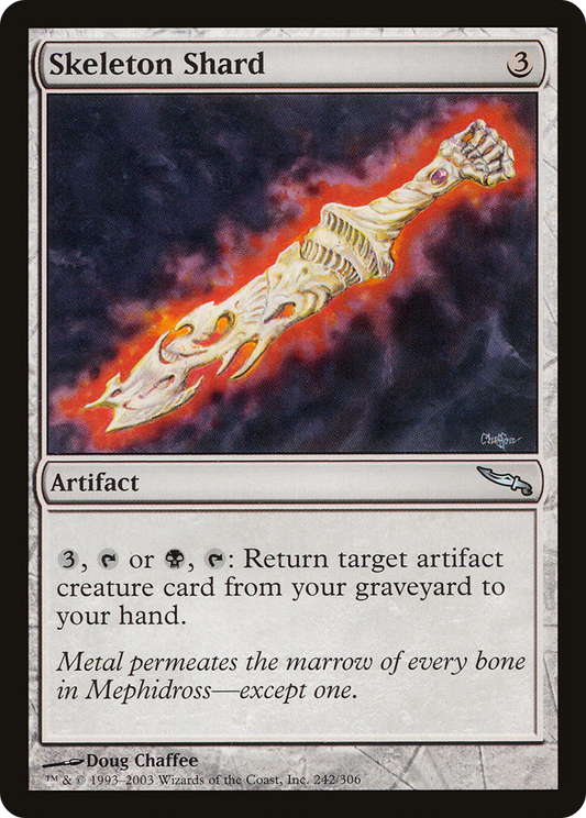Skeleton Shard (MRD-242) - Mirrodin Foil