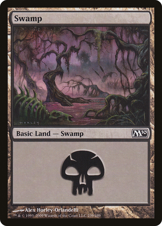 Swamp (M10-239) - Magic 2010 Foil