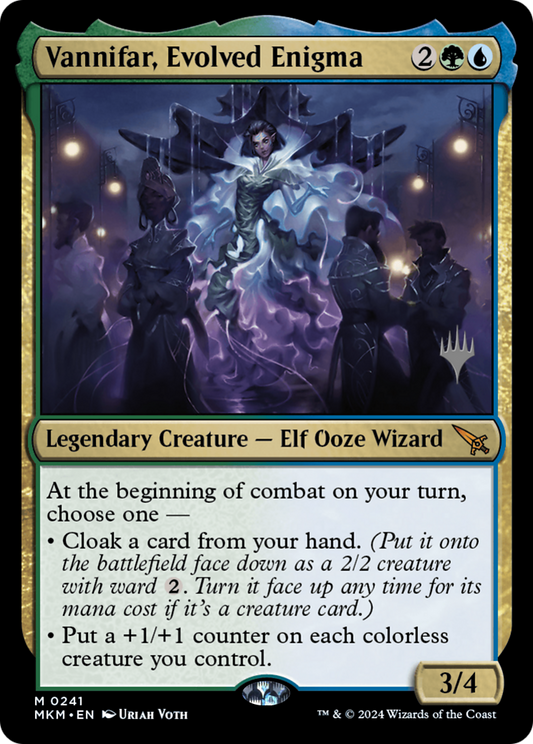 Vannifar, Evolved Enigma (PPMKM-241P) - Murders at Karlov Manor Promos
