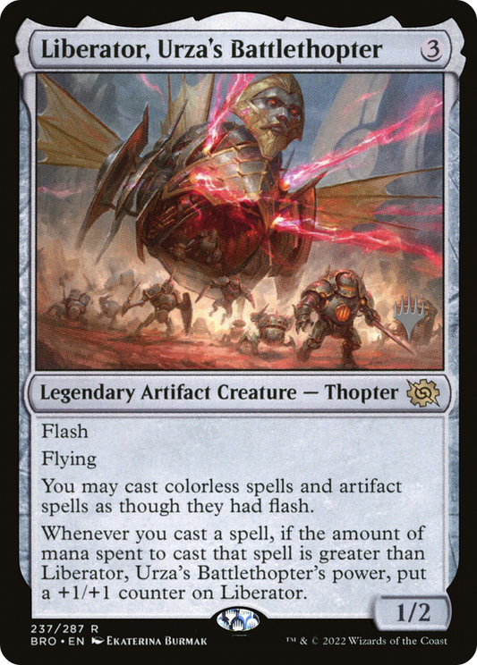 Liberator, Urza's Battlethopter (PPBRO-237) - The Brothers' War Promos